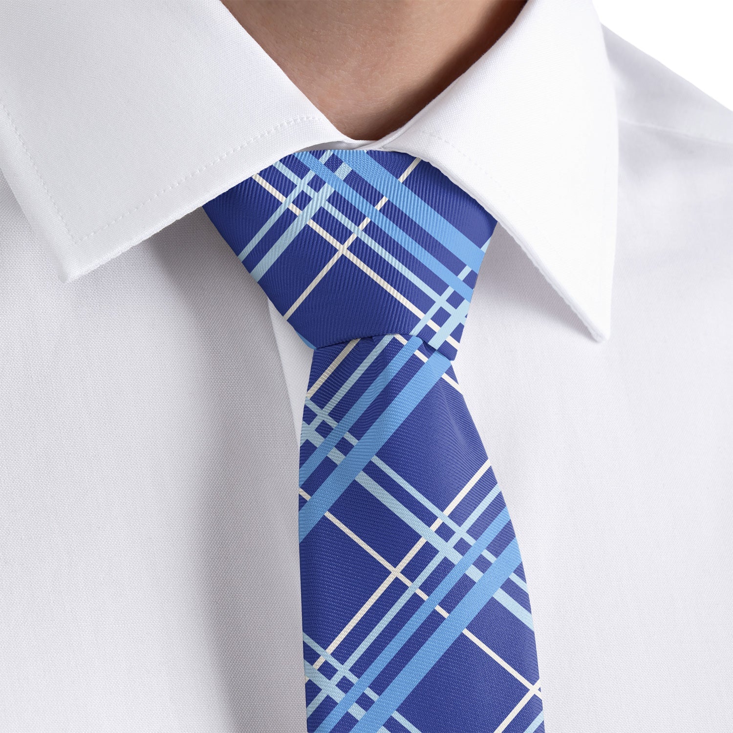 Vegas Plaid Necktie - Dress Shirt - Knotty Tie Co.