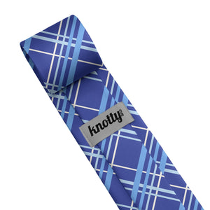 Vegas Plaid Necktie - Tag - Knotty Tie Co.