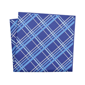 Vegas Plaid Pocket Square - 12" Square - Knotty Tie Co.