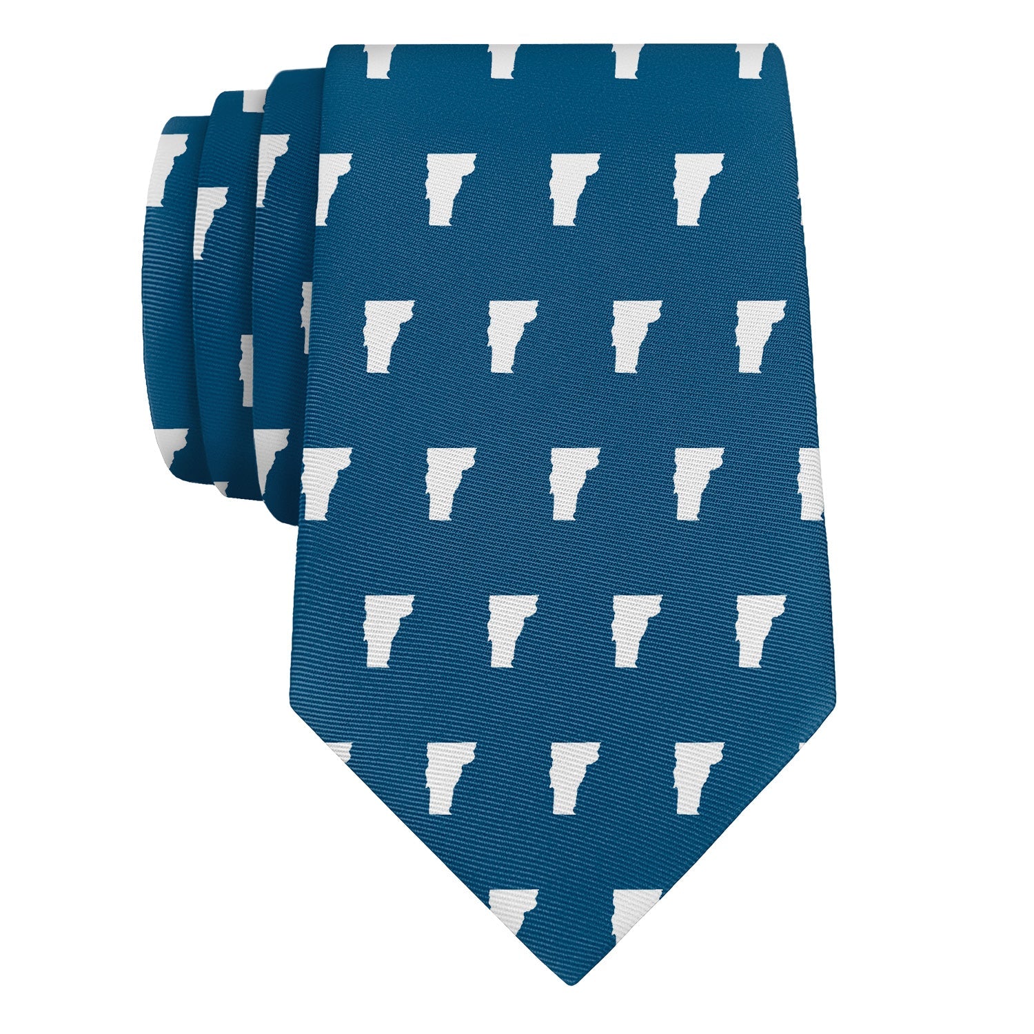 Vermont State Outline Necktie - Rolled - Knotty Tie Co.