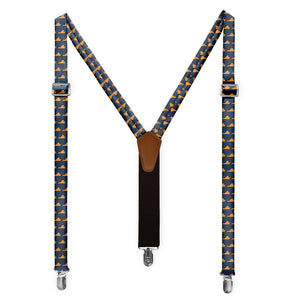 Virginia State Outline Suspenders - Full Front View - Knotty Tie Co.