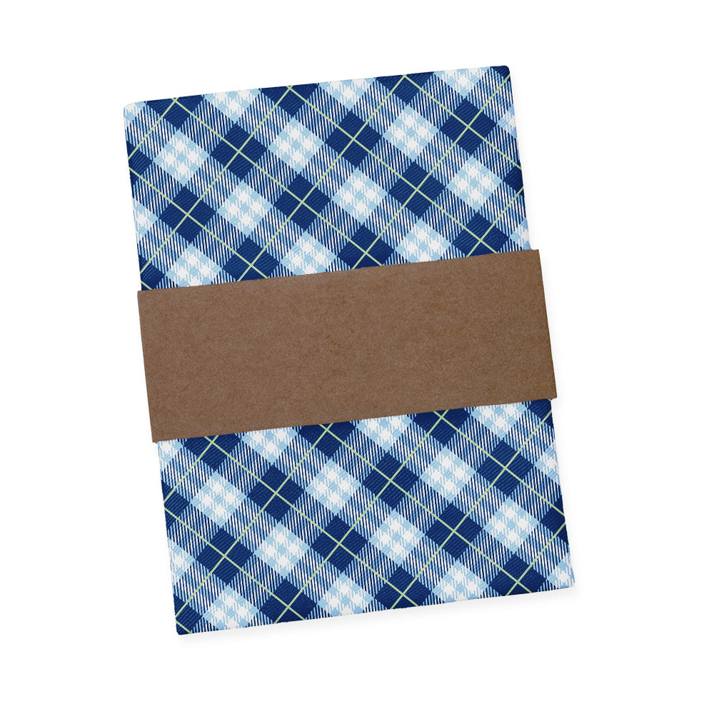 Waffle Plaid Pocket Square - Packaging - Knotty Tie Co.