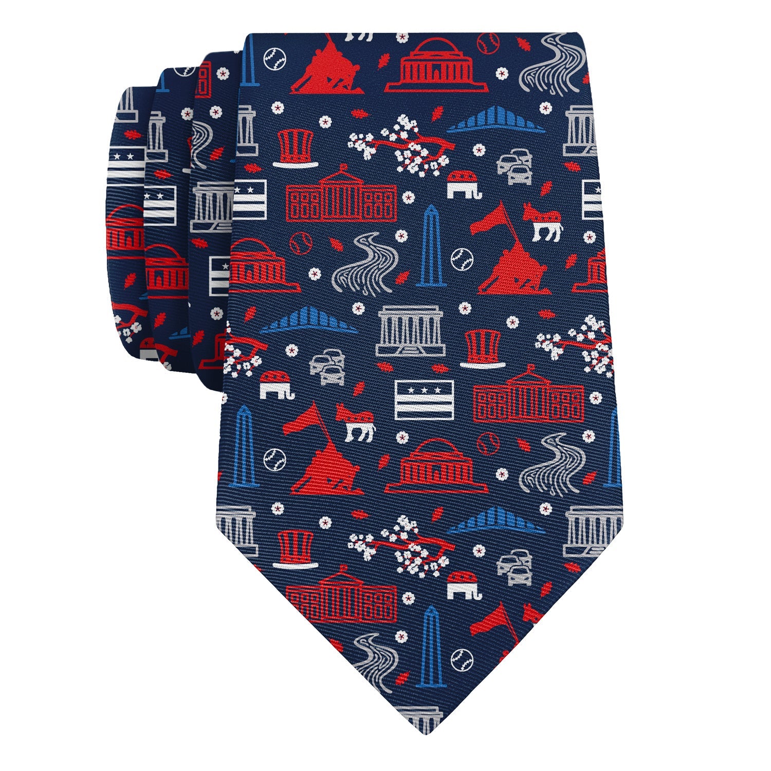 Washington DC Heritage Necktie - Knotty 2.75" -  - Knotty Tie Co.
