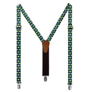 Washington State Outline Suspenders - Full Front View - Knotty Tie Co.