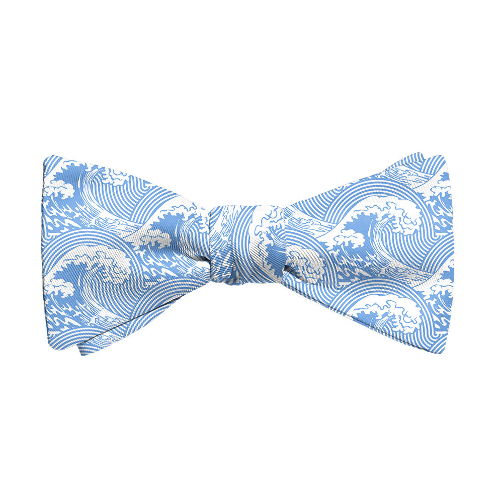 Waves Bow Tie - Adult Standard Self-Tie 14-18" - Knotty Tie Co.