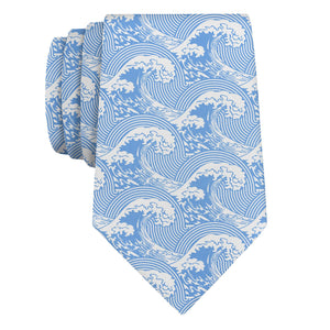 Waves Necktie - Rolled - Knotty Tie Co.