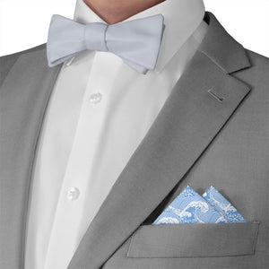 Waves Pocket Square - Matching Bow Tie - Knotty Tie Co.