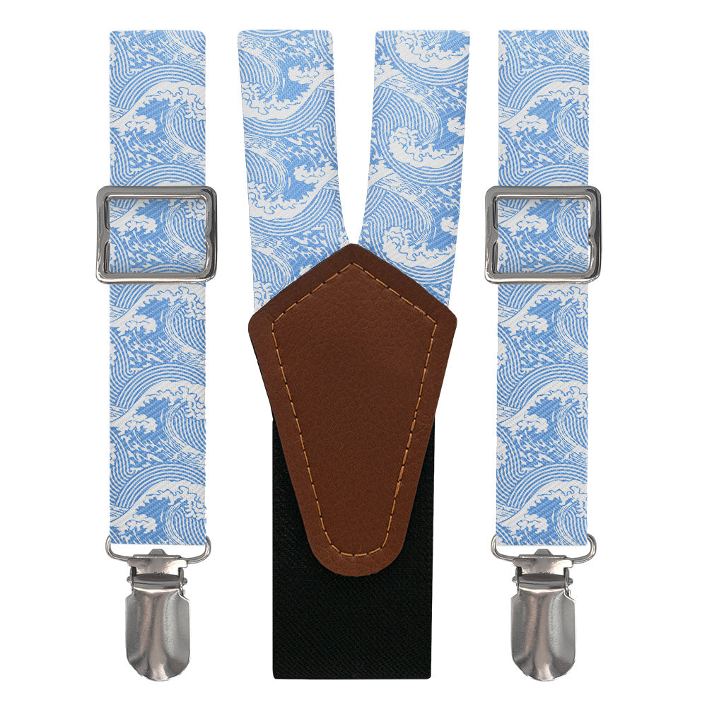 Waves Suspenders - Main View - Knotty Tie Co.