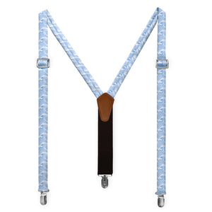 Waves Suspenders - Full Front View - Knotty Tie Co.