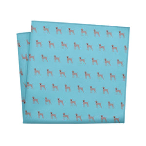 Weimaraner Pocket Square - 12" Square - Knotty Tie Co.