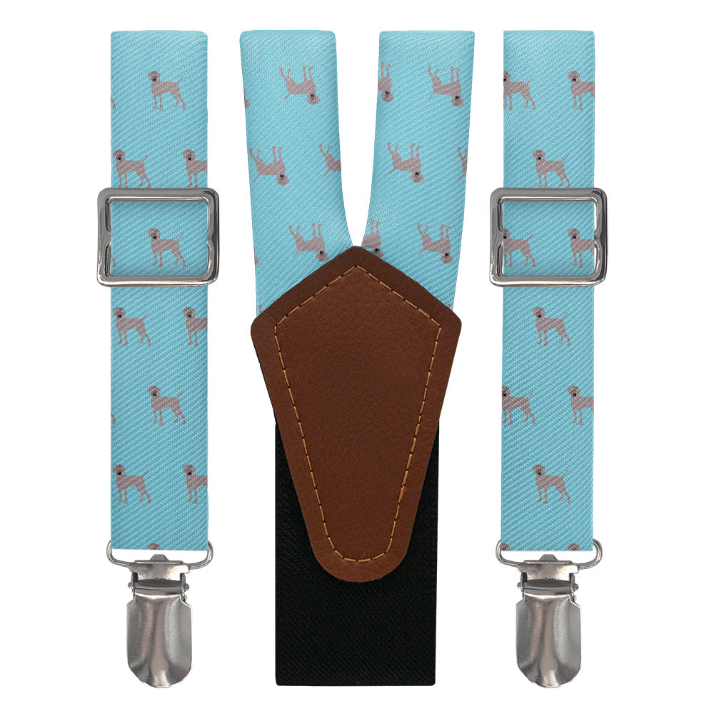 Weimaraner Suspenders - Main View - Knotty Tie Co.