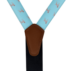 Weimaraner Suspenders - Vegan Leather Y-Back - Knotty Tie Co.