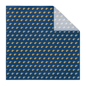 West Virginia State Outline Pocket Square - Printed - Knotty Tie Co.