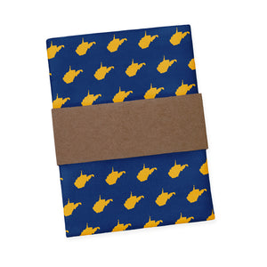 West Virginia State Outline Pocket Square - Packaging - Knotty Tie Co.