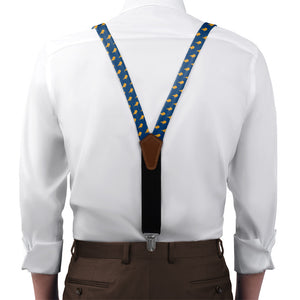 West Virginia State Outline Suspenders - Main View - Knotty Tie Co.