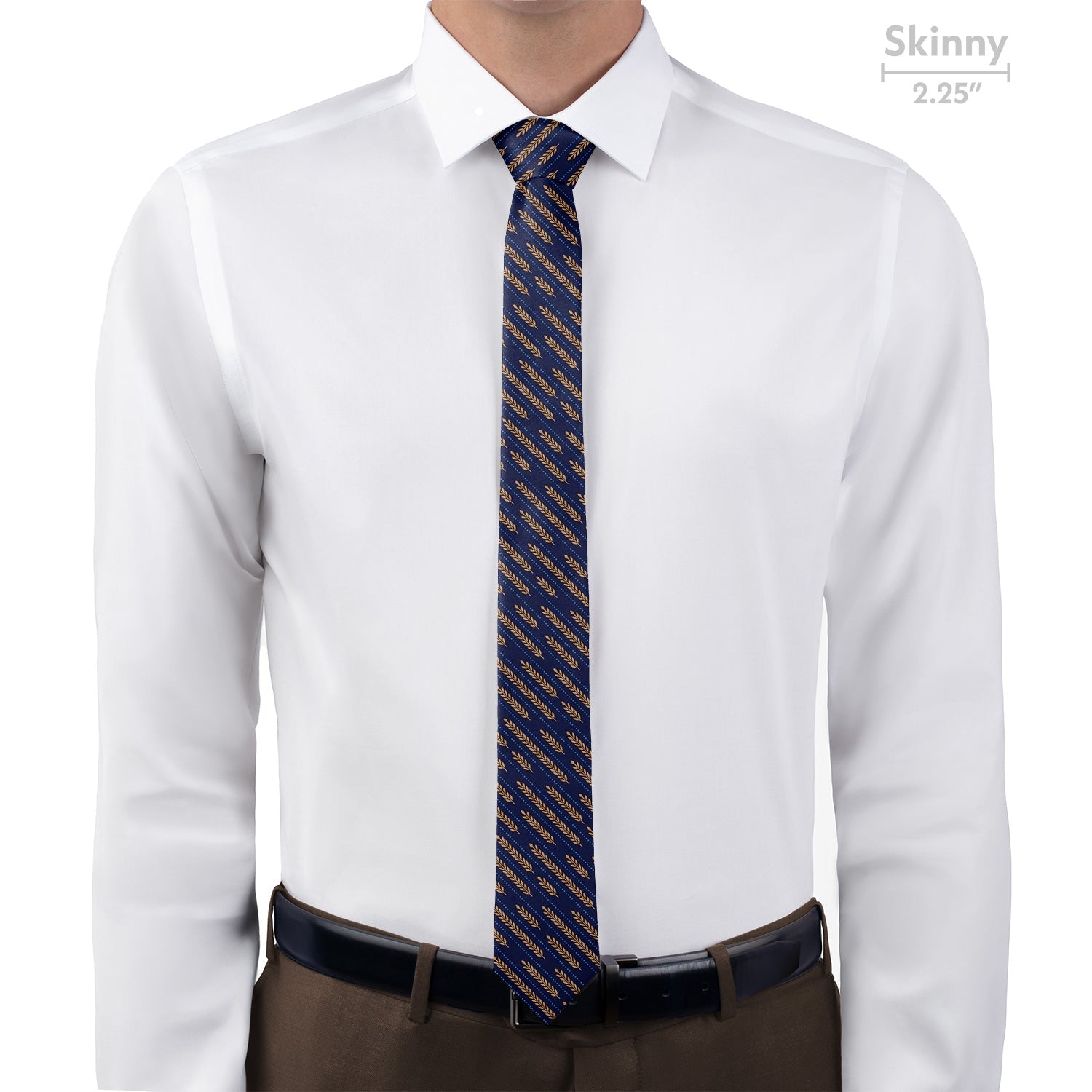 Wheat Necktie - Skinny - Knotty Tie Co.