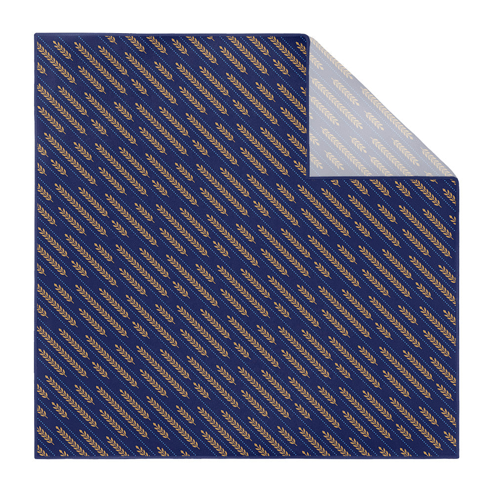 Wheat Pocket Square - Printed - Knotty Tie Co.