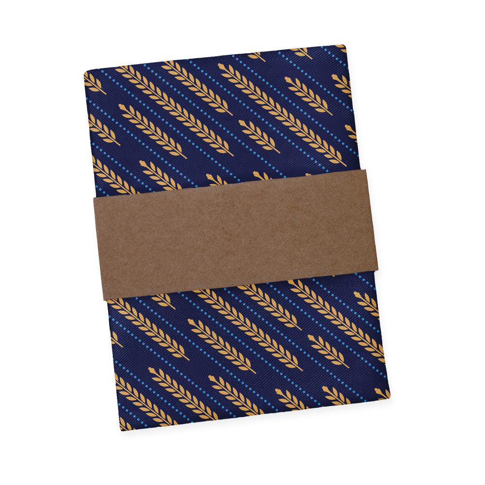 Wheat Pocket Square - Packaging - Knotty Tie Co.