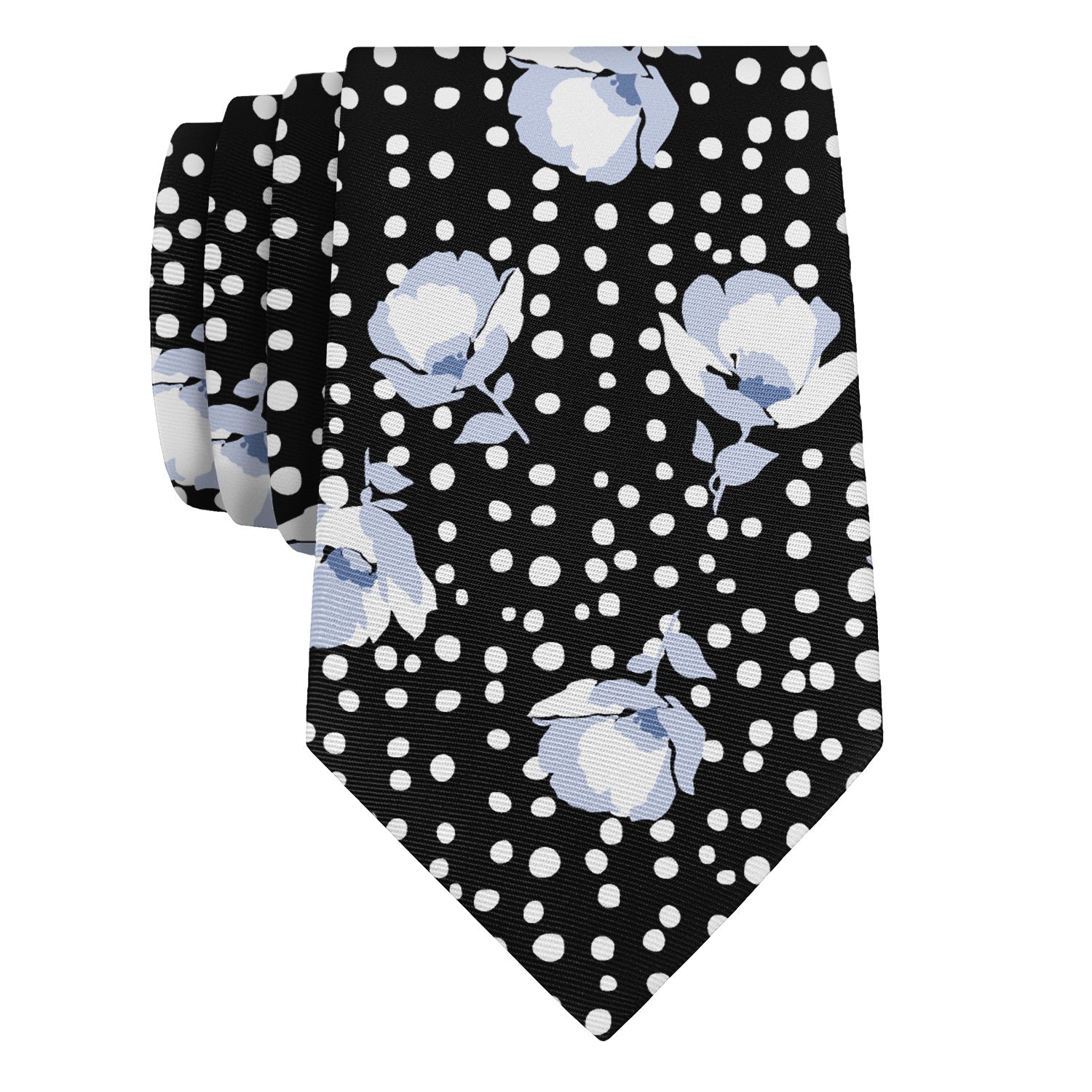 Whitman Floral Necktie - Rolled - Knotty Tie Co.