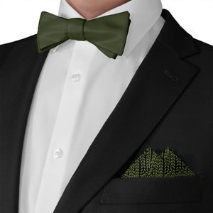 Willow Pocket Square - Matching Bow Tie - Knotty Tie Co.