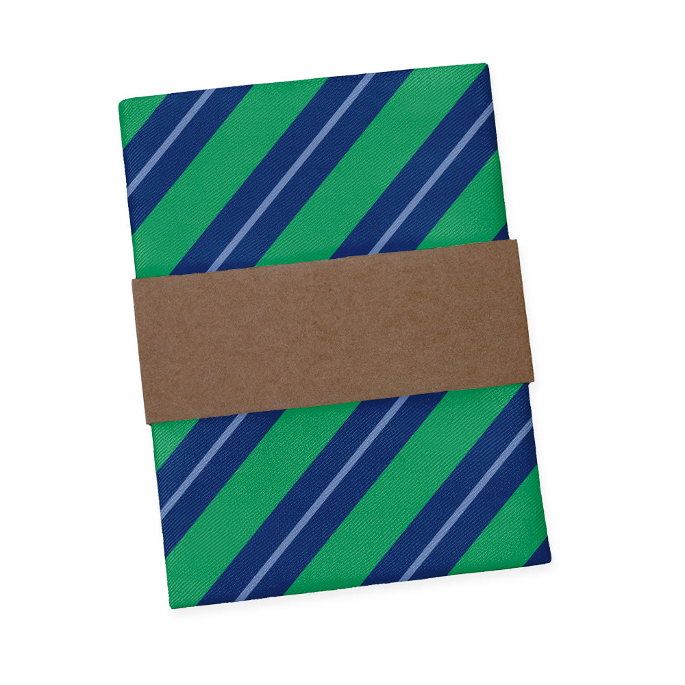 Winthorpe Stripe Pocket Square - Packaging - Knotty Tie Co.