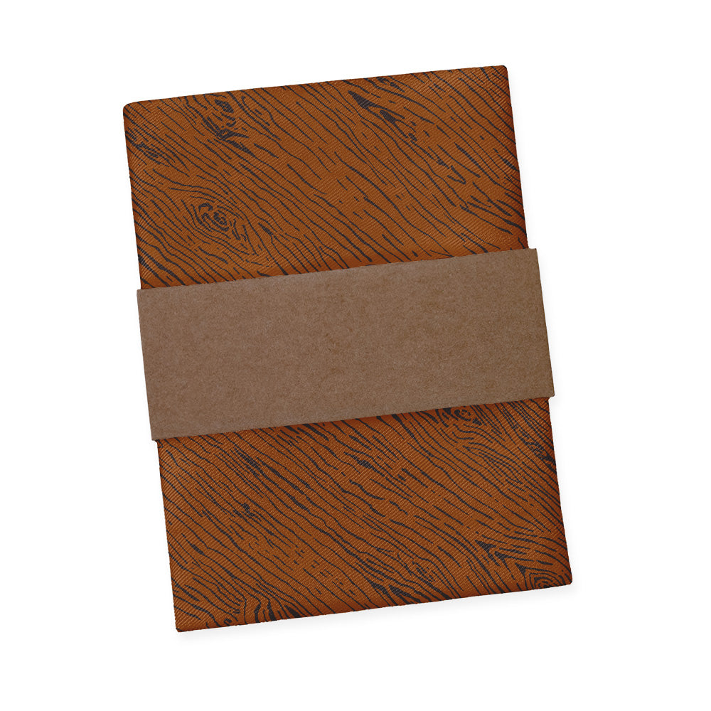 Woodgrain Pocket Square - Packaging - Knotty Tie Co.