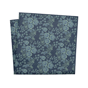 Woodland Floral Pocket Square - 12" Square - Knotty Tie Co.