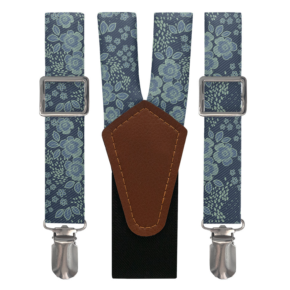 Woodland Floral Suspenders - Main View - Knotty Tie Co.