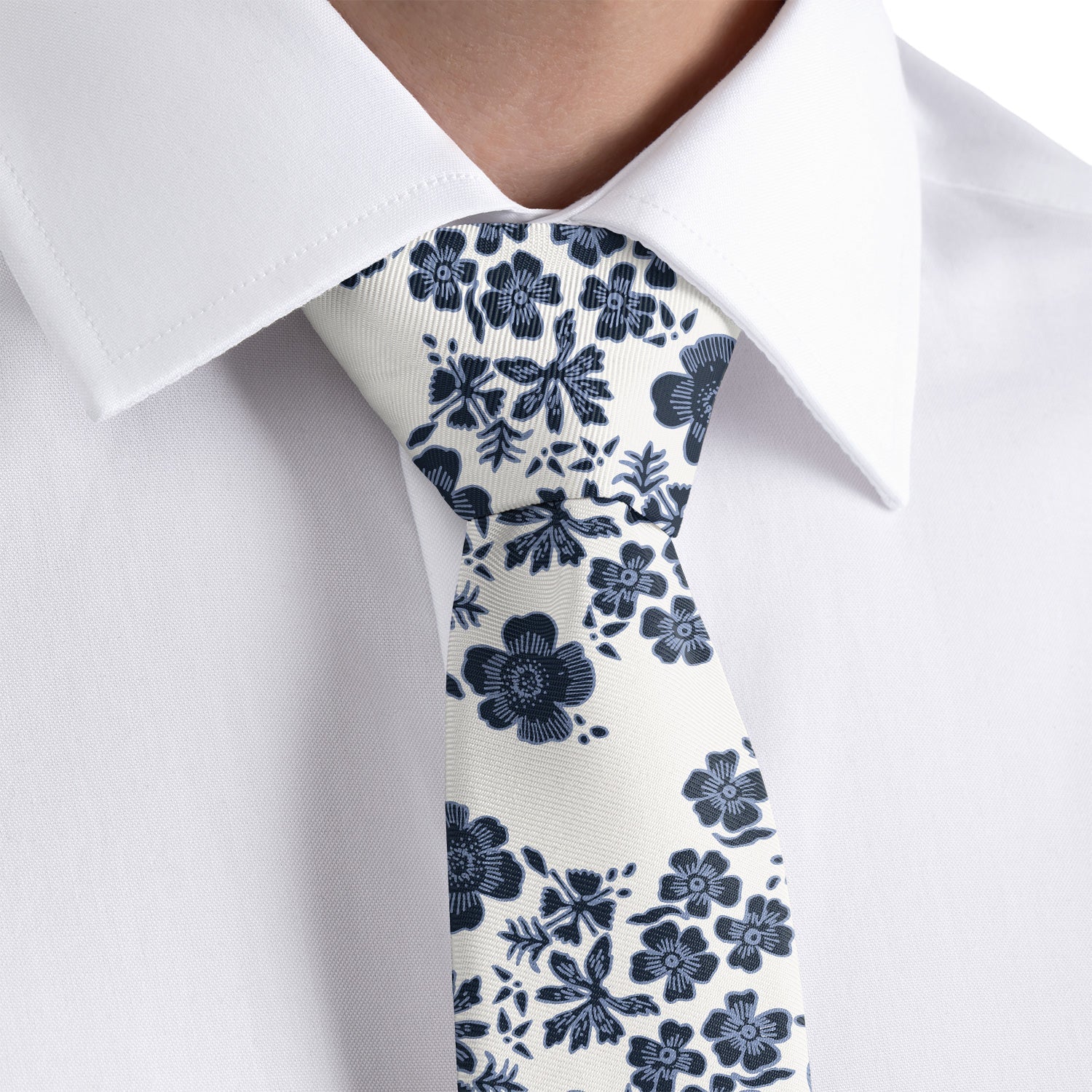 Zak Floral Necktie - Dress Shirt - Knotty Tie Co.