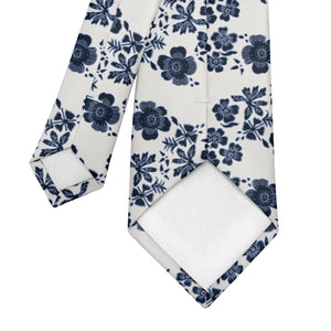 Zak Floral Necktie - Tipping - Knotty Tie Co.