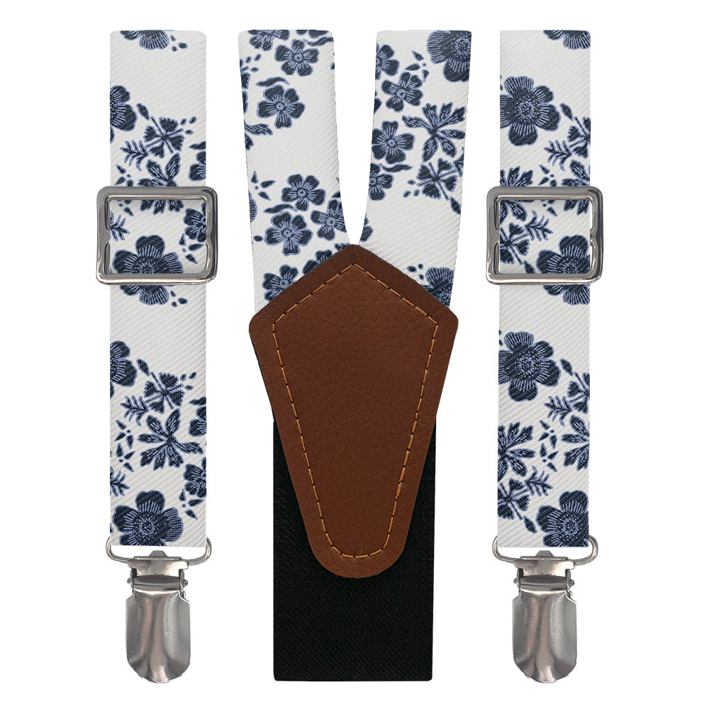 Zak Floral Suspenders - Main View - Knotty Tie Co.