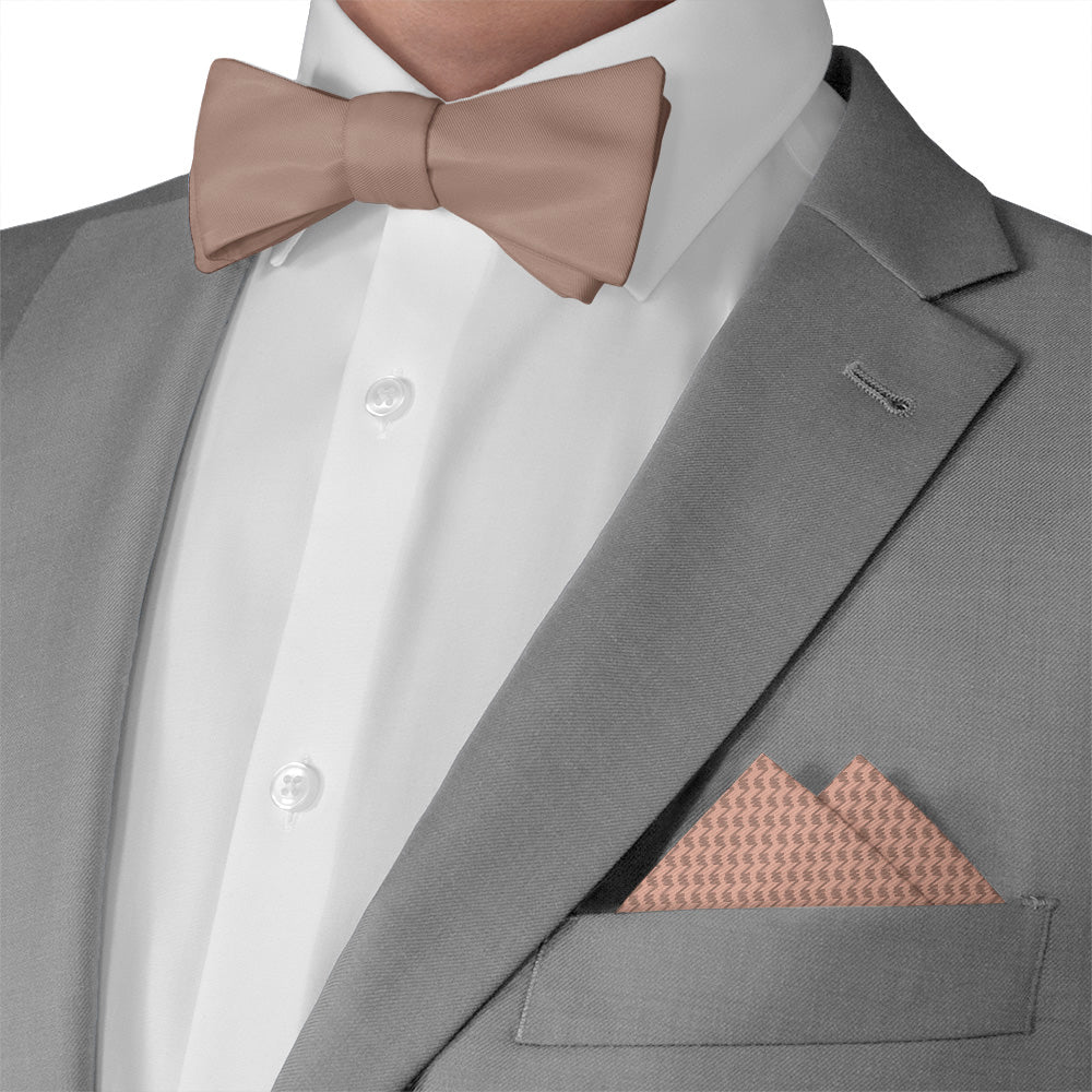 Ziggy Pocket Square - Matching Bow Tie - Knotty Tie Co.