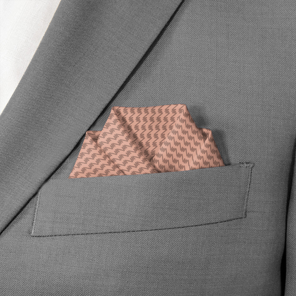 Ziggy Pocket Square - Scalloped Fold - Knotty Tie Co.