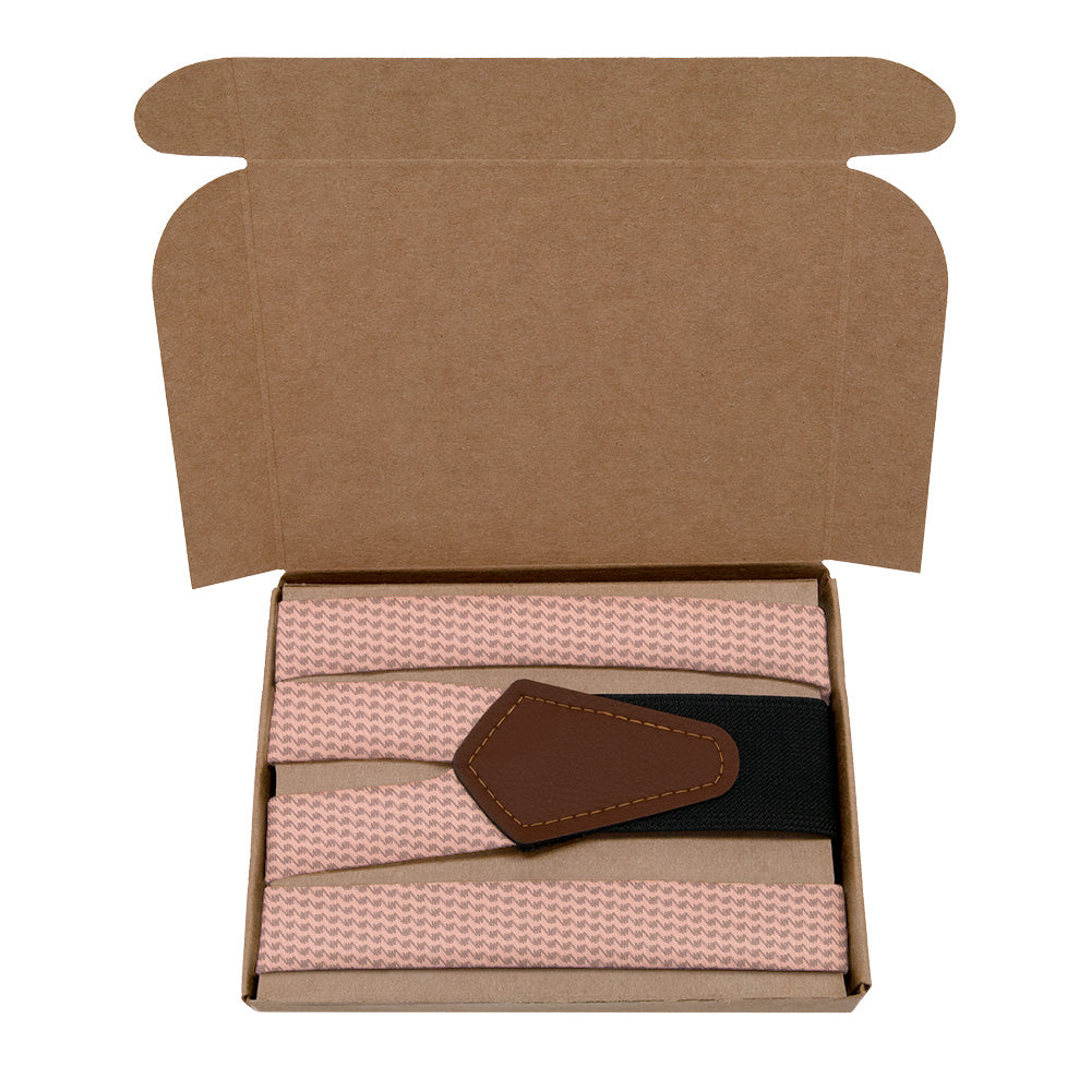 Ziggy Suspenders - Kraft Gift Box Packaging - Knotty Tie Co.