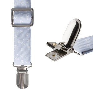 Zoey Floral Suspenders - Hardware and Strap - Knotty Tie Co.
