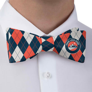 Argyle 1 Logo Bow Tie 2 Dress Shirt - Knotty Tie Co.