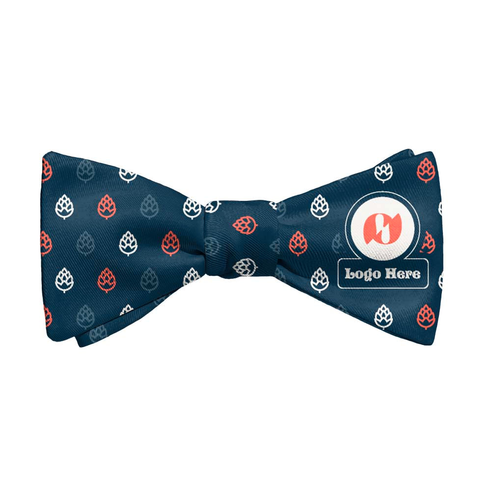 Beer Hops 1 Logo Bow Tie 1 Main - Knotty Tie Co.