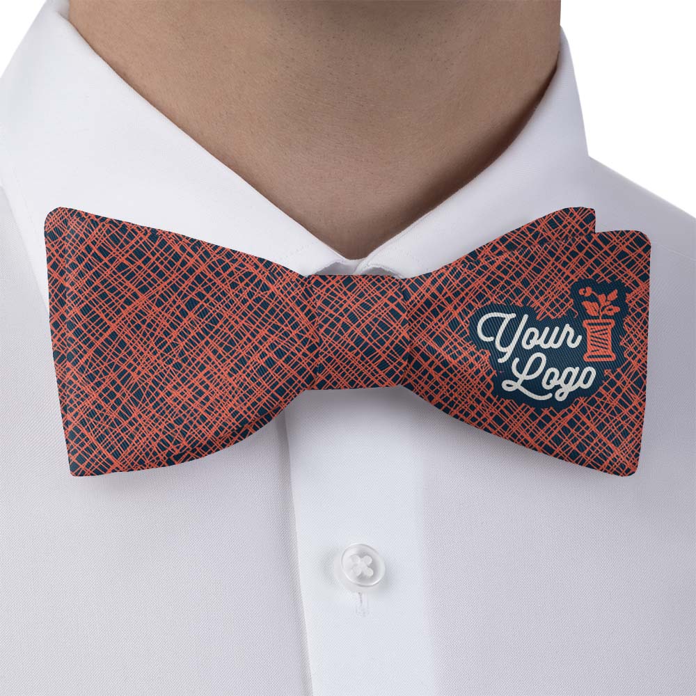 Burlap 1 Logo Bow Tie 1 Main - Knotty Tie Co.