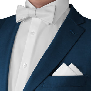 Customizable Solid Pocket Square - Matching Bow Tie - Knotty Tie Co.