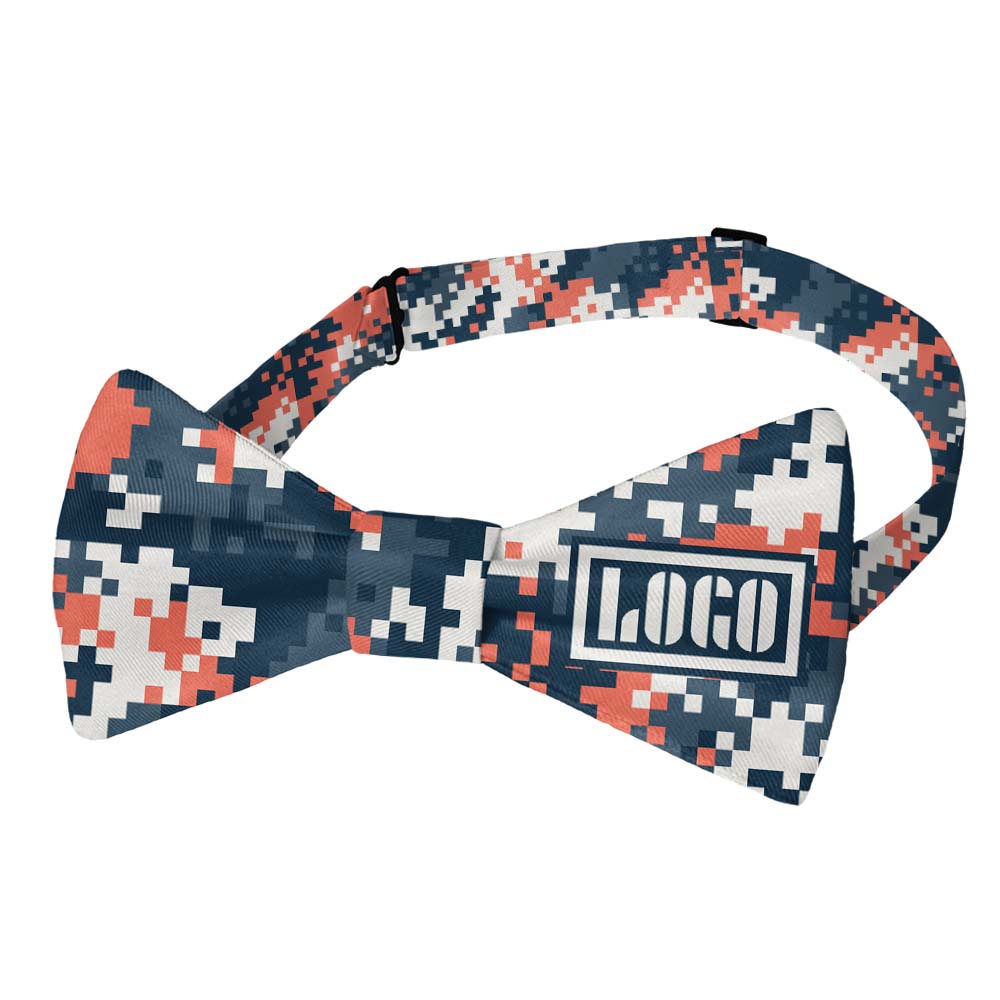 Digi Camo 1 Logo Bow Tie 3 Pretied - Knotty Tie Co.