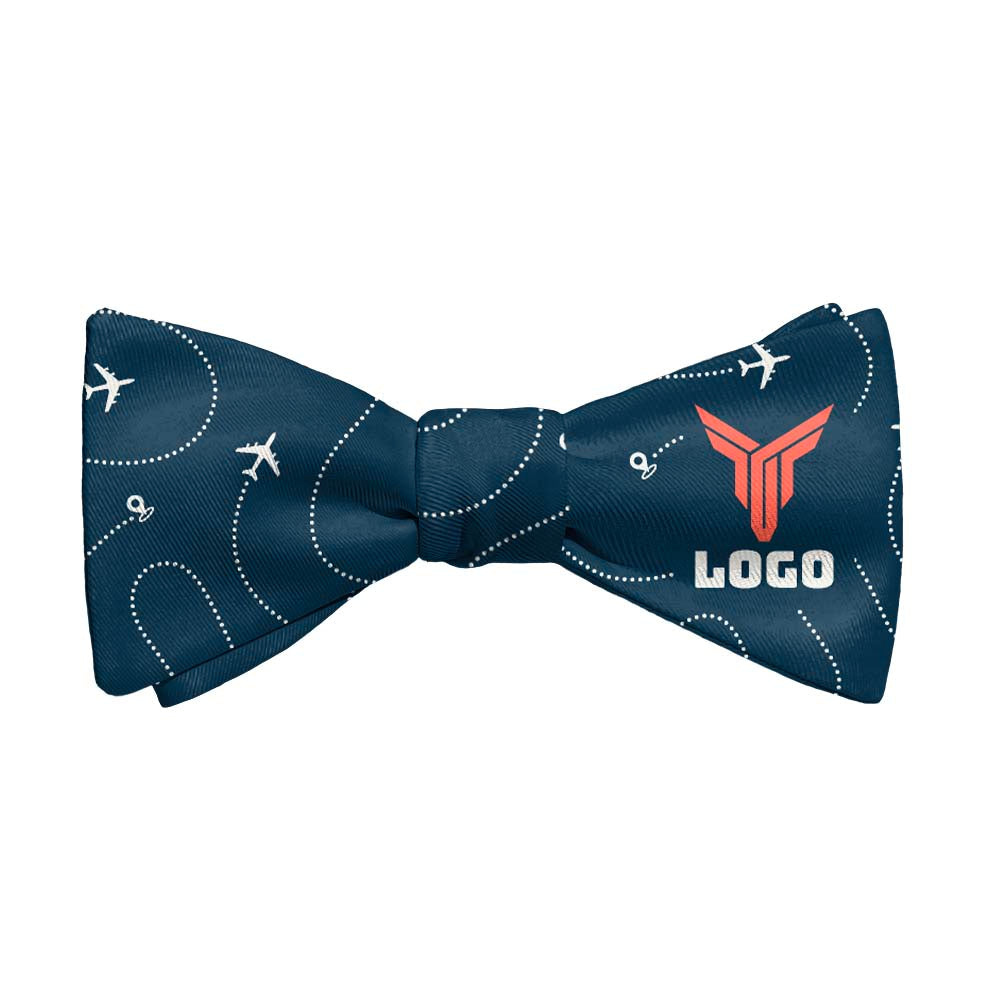 In Flight 1 Logo Bow Tie 1 Main - Knotty Tie Co.