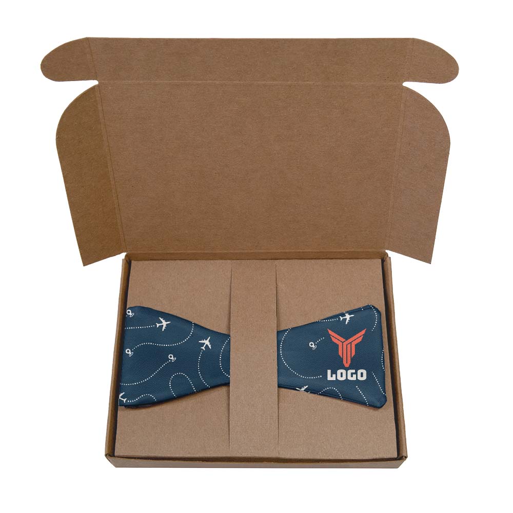 In Flight 1 Logo Bow Tie 9 Packaging - Knotty Tie Co.