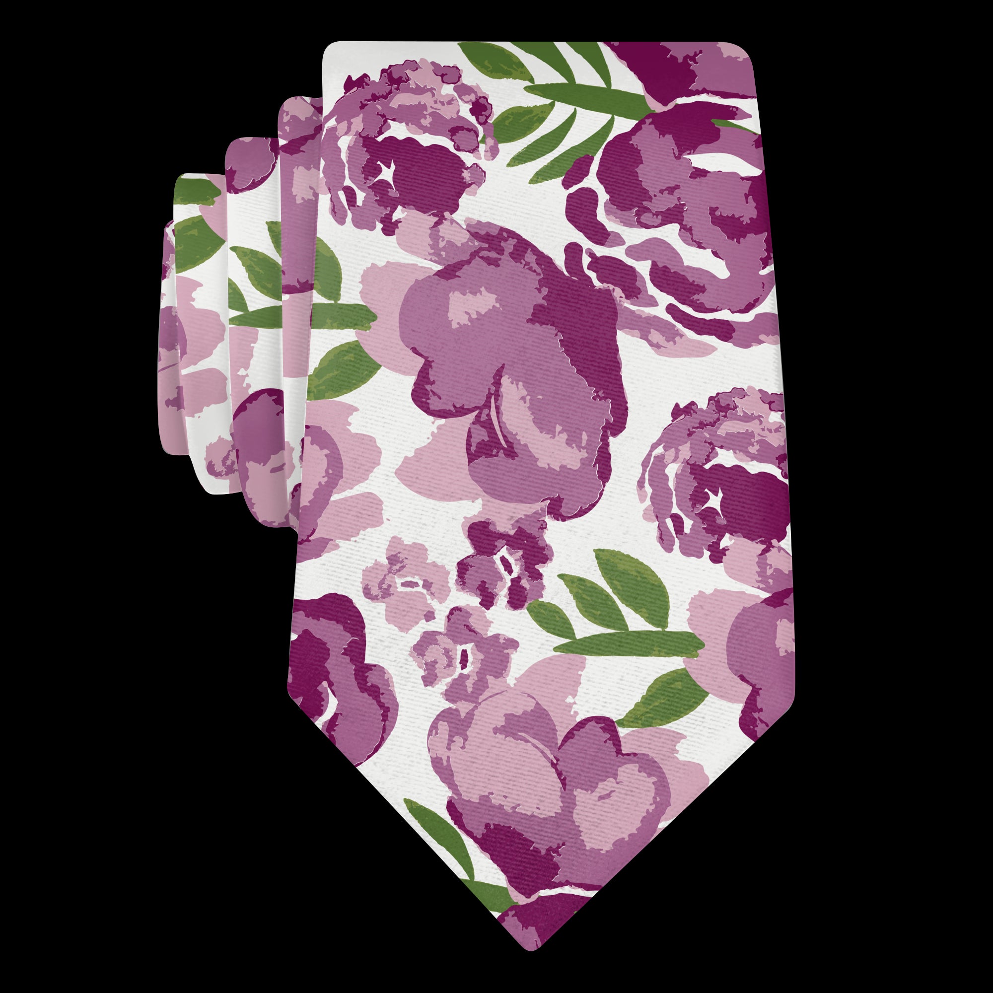 Watercolor Floral (Customized) Necktie -  -  - Knotty Tie Co.