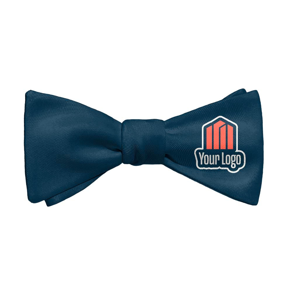 Solid 1 Logo Bow Tie 1 Main - Knotty Tie Co.