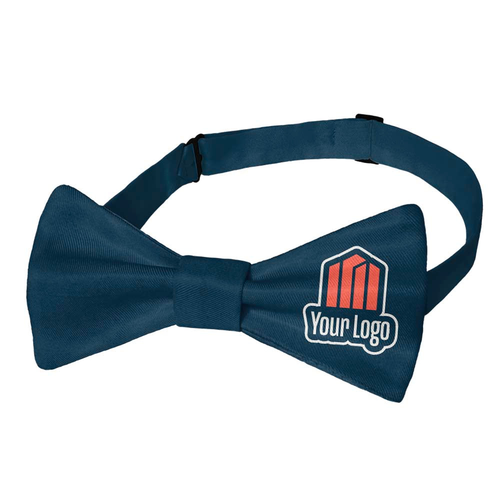 Solid 1 Logo Bow Tie 4 Pretied - Knotty Tie Co.