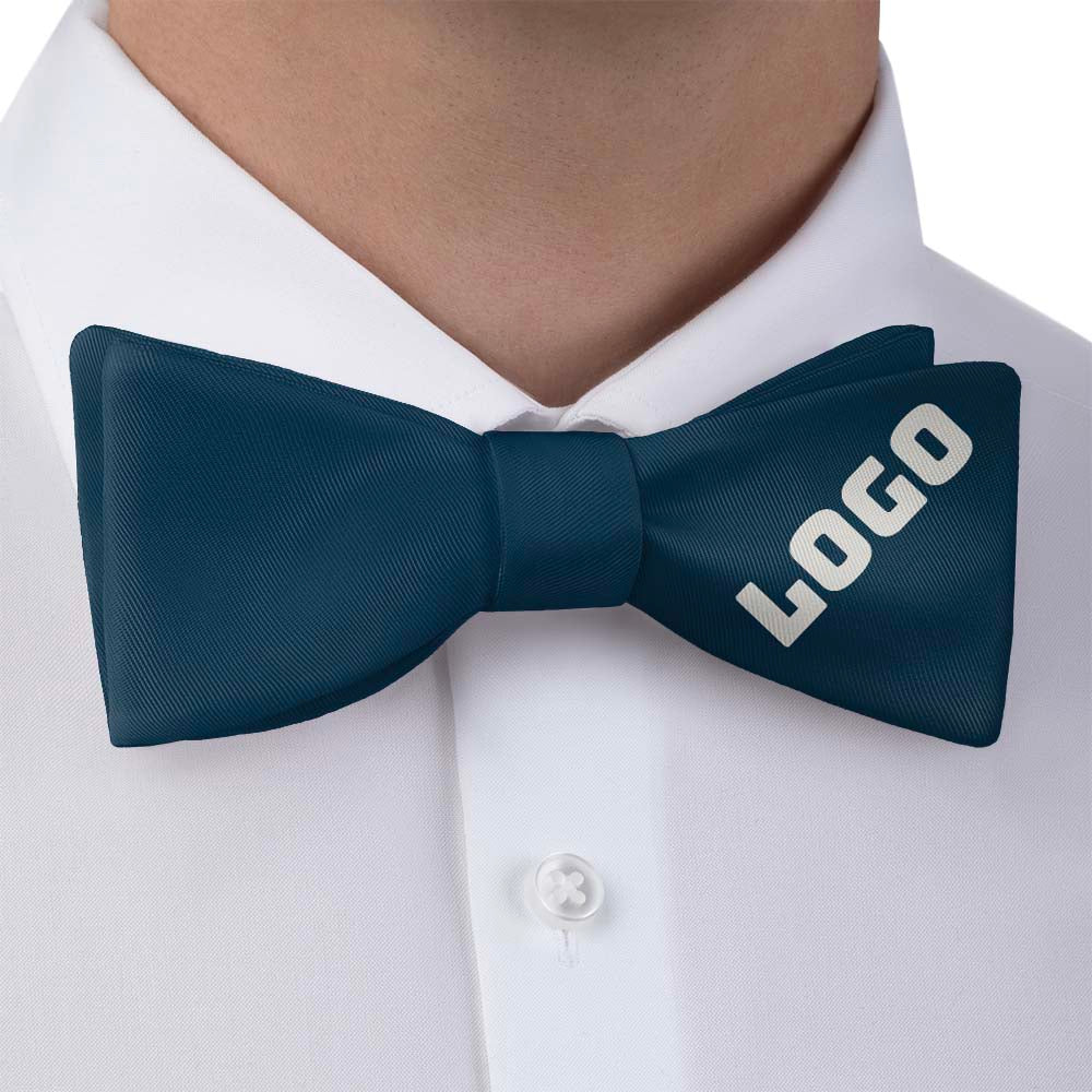 Solid 3 Logo Bow Tie 1 Main - Knotty Tie Co.