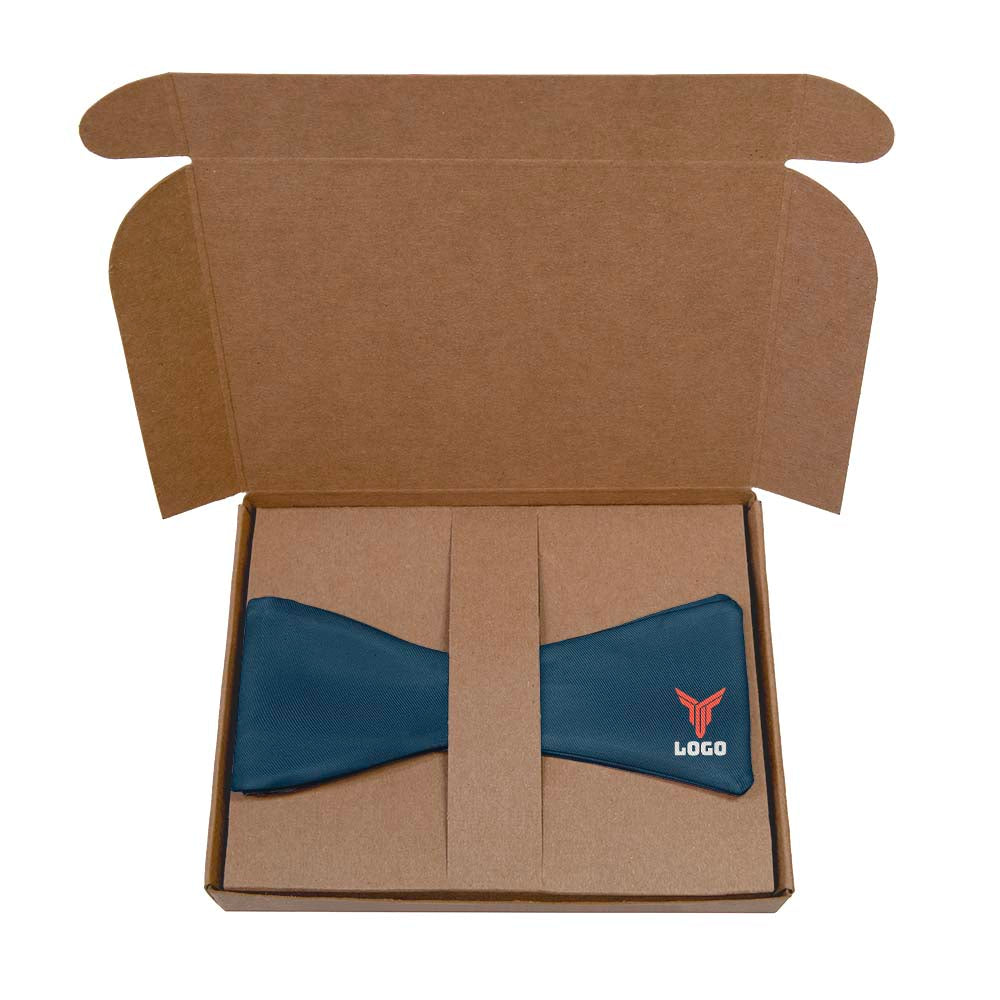 Solid 4 Logo Bow Tie 9 Packaging - Knotty Tie Co.