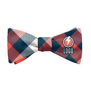 Squared Away 1 Logo Bow Tie 1 Main - Knotty Tie Co.