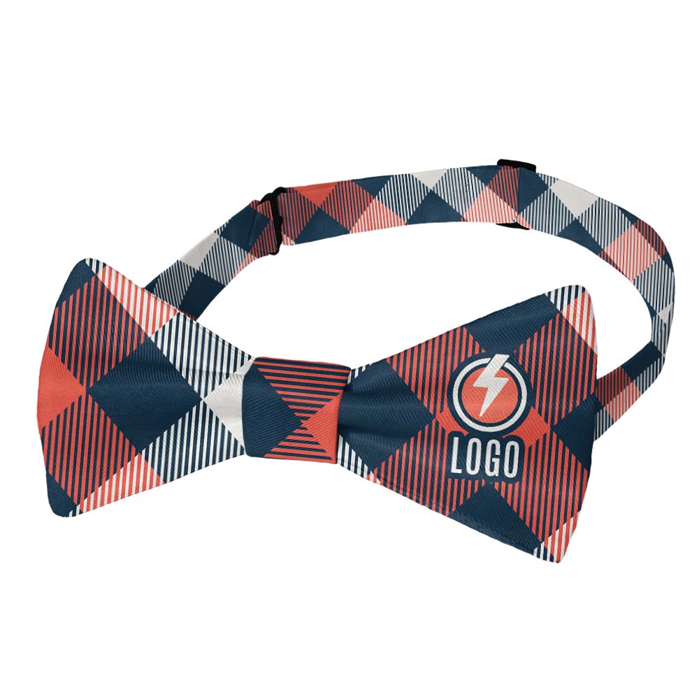 Squared Away 1 Logo Bow Tie 3 Pretied - Knotty Tie Co.