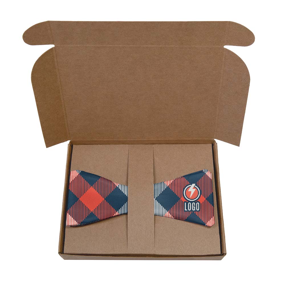 Squared Away 1 Logo Bow Tie 9 Packaging - Knotty Tie Co.